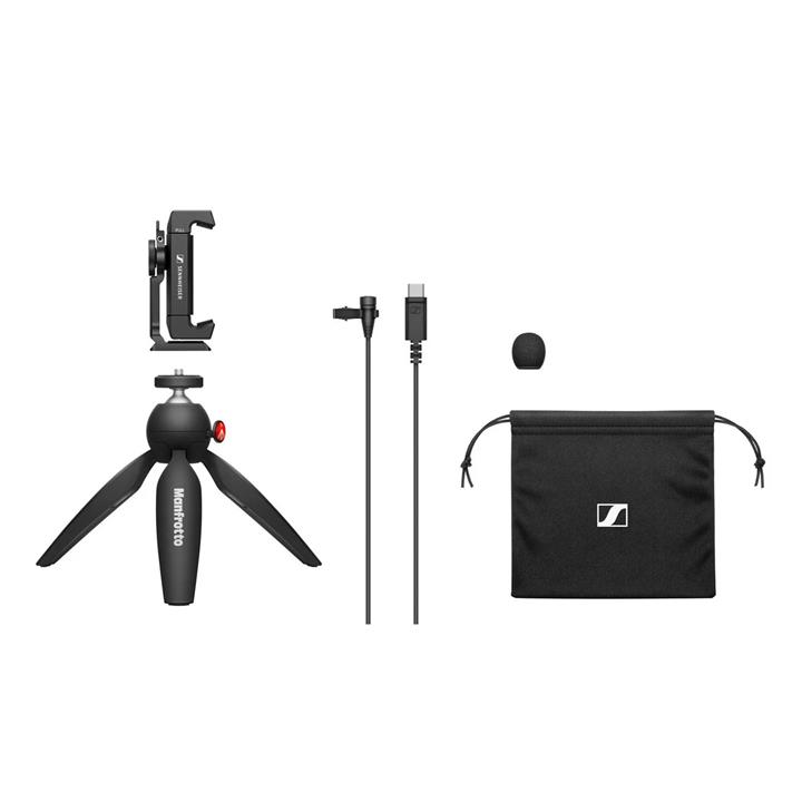 میکروفن یقه ای سنهایزر مدل XS Lavalier USB-C Mobile Kit Sennheiser XS Lavalier USB-C microphone